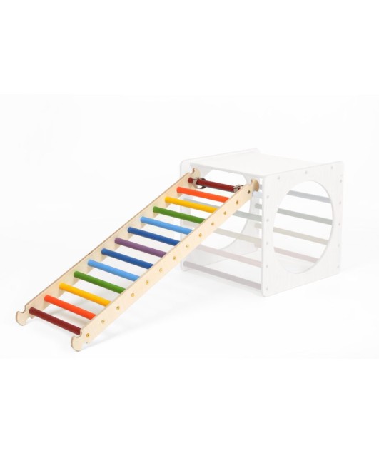 Bonboni's - Kids Concept Store - Rainbow ladder ramp for activity cube