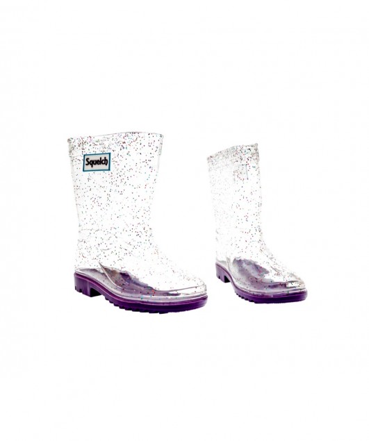 sparkly rain boots