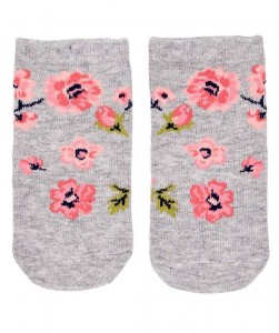 Rose organic baby socks