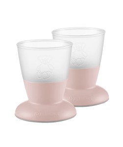 Baby cup 2 pc powder pink