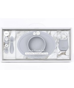 Pewter first food set