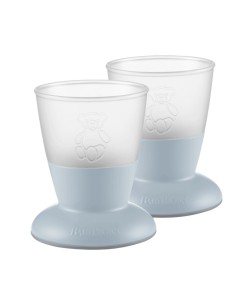 Baby cup 2 pc powder blue