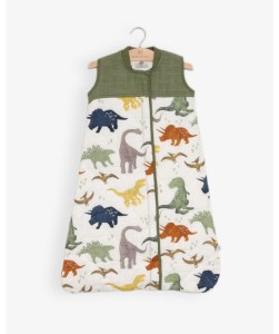Dino friends cotton quilted sleep bag tog 2.6