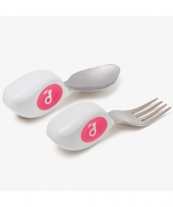 2-piece Children Cutlery Magenta