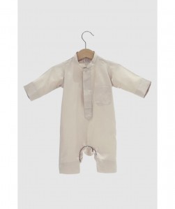 Beige dishdasha onesie