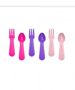 Pink Fork & Spoon Sets