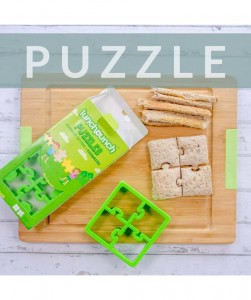 Puzzle sandwich cutter
