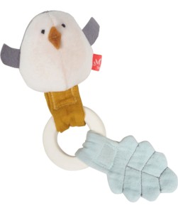 Teether with rattle forest friends