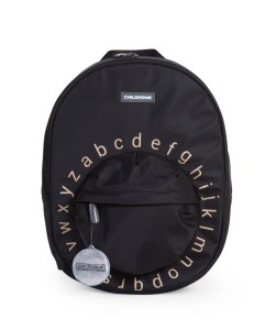 Kids school backpack ABC Black Gold