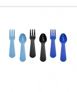Blue Fork & Spoon Sets