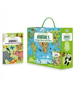 Animals endangered species of the planet puzzle
