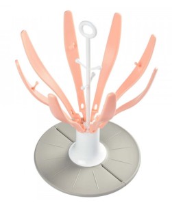 Flower Foldable Draining Rack - Pink