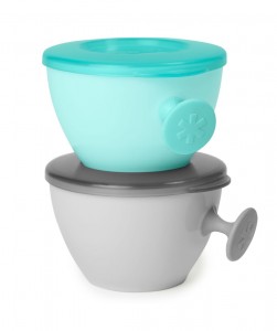 Easy grab bowls grey/soft teal