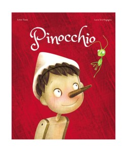 Pinocchio die-cut reading