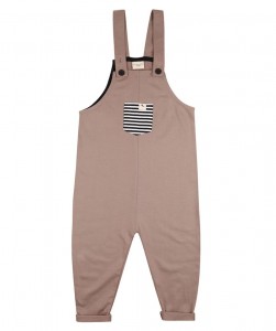 Stone easy fit dungarees