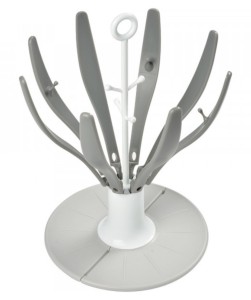 Flower Foldable Draining Rack - Grey